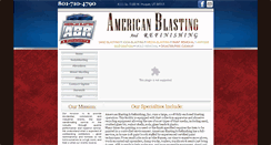Desktop Screenshot of american-blasting.com